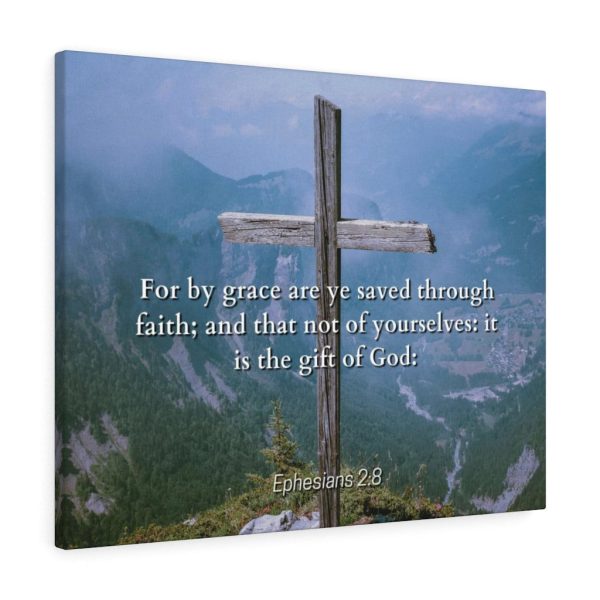 Scripture Canvas Saved Through Faith Ephesians 2:8 Christian Bible Verse Meaningful Framed Prints, Canvas Paintings - Image 8