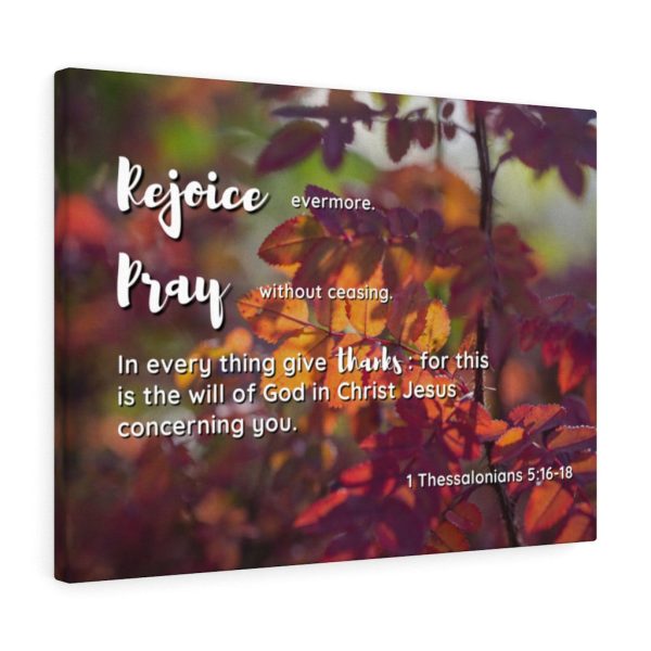 Scripture Canvas Rejoice Pray Thanks 1 Thessalonians 5:16 18 Christian Bible Verse Meaningful Framed Prints, Canvas Paintings - Image 8