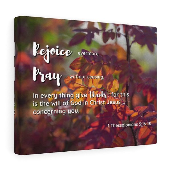 Scripture Canvas Rejoice Pray Thanks 1 Thessalonians 5:16 18 Christian Bible Verse Meaningful Framed Prints, Canvas Paintings - Image 4