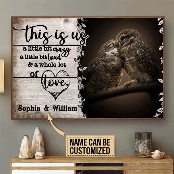 Personalized Canvas Art Painting, Canvas Gallery Hanging Owl A Little Bit Of Wall Art Framed Prints, Canvas Paintings