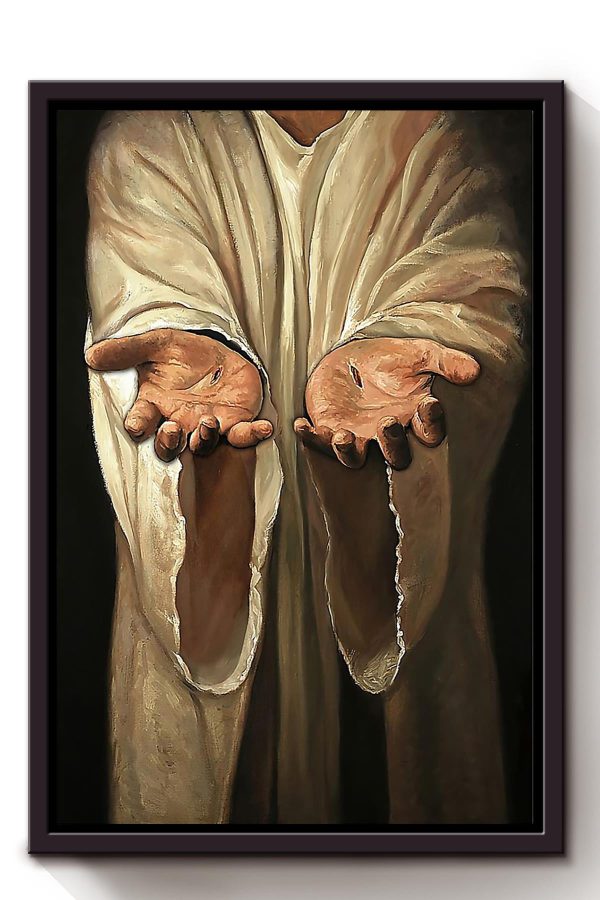 Take God's Hand Christian Gift For Church Decor Framed Canvas Framed Prints, Canvas Paintings