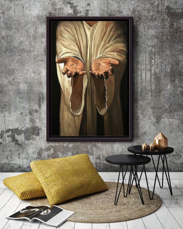 Take God's Hand Christian Gift For Church Decor Framed Canvas Framed Prints, Canvas Paintings - Image 4