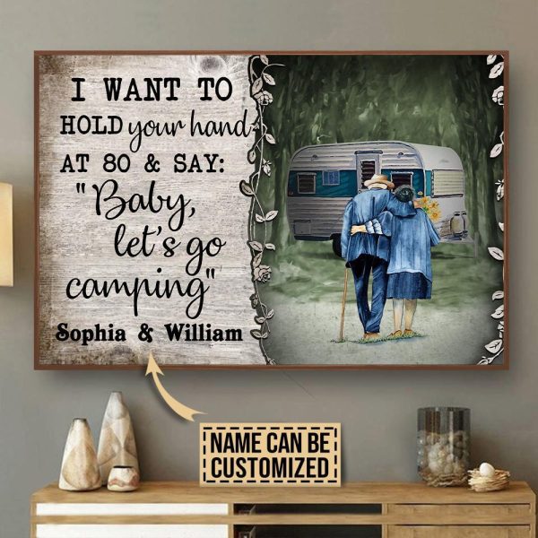 Personalized Canvas Painting Frames Camping Baby Lets Go Framed Prints, Canvas Paintings