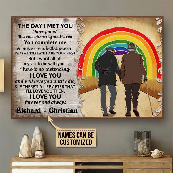 here Gifts Personalized Pride The Day I Met You Canvas Home Decor