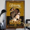 here Gifts Personalized Reading Library Without Sunshine Canvas Home Decor