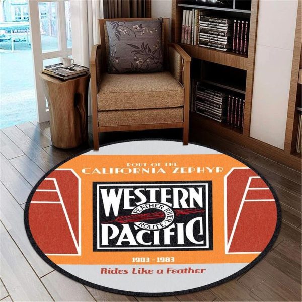 Western Pacific Round Mat Round Floor Mat Room Rugs Carpet Outdoor Rug Washable Rugs - Image 3