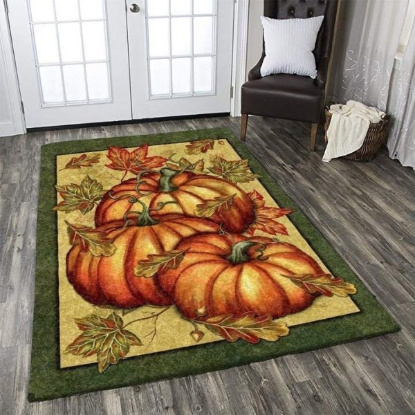 Scary Halloween Witch Pumpkin Field Zoombie Area Rug Carpet gable halloween signs decorations Area Rug Carpet Carpet