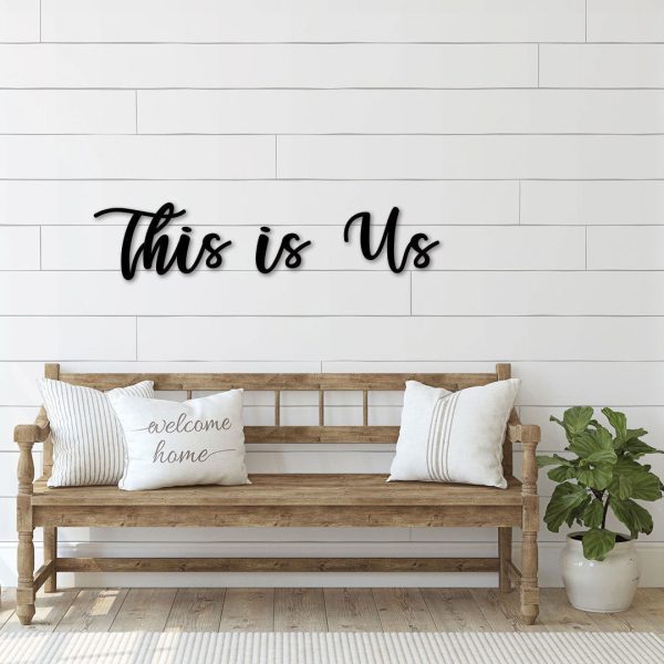 This Is Us Metal Sign, This Is Us Wall Decor, Farmhouse Wall Art, Rust