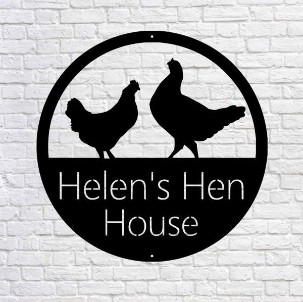 Personalized Hen House Sign, Hen House Coop Sign, Our Little Coop Sign