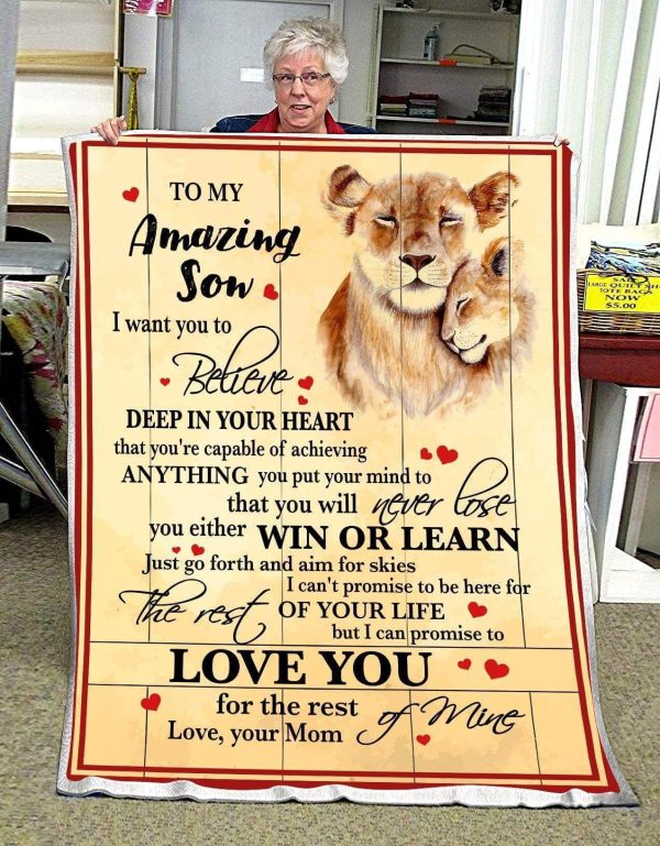 You Will Never Lose Blanket Gift For Son