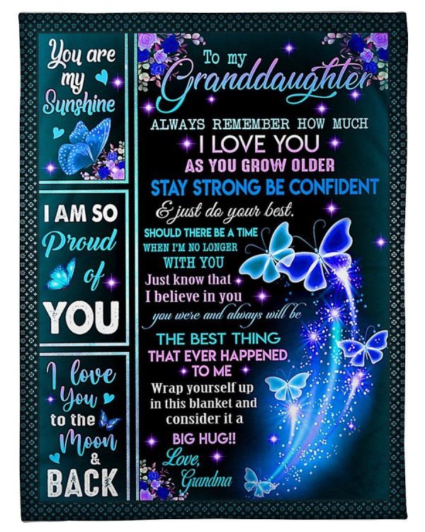 I'm So Proud Of You Beautiful Butterflies Grandma To Granddaughter Fle