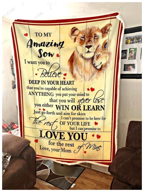 You Will Never Lose Blanket Gift For Son - Image 2