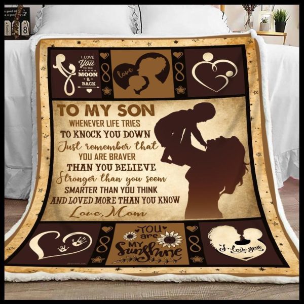 Mom Gift For Son Blanket You're Smarter Than You Think - Image 2