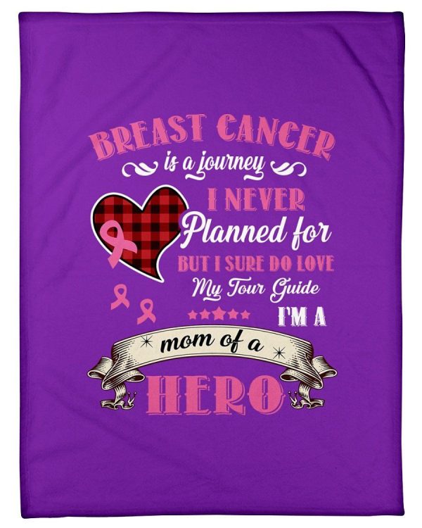 Breast Cancer Is A Journey I Never Planned Special Custom Design Fleec - Image 3