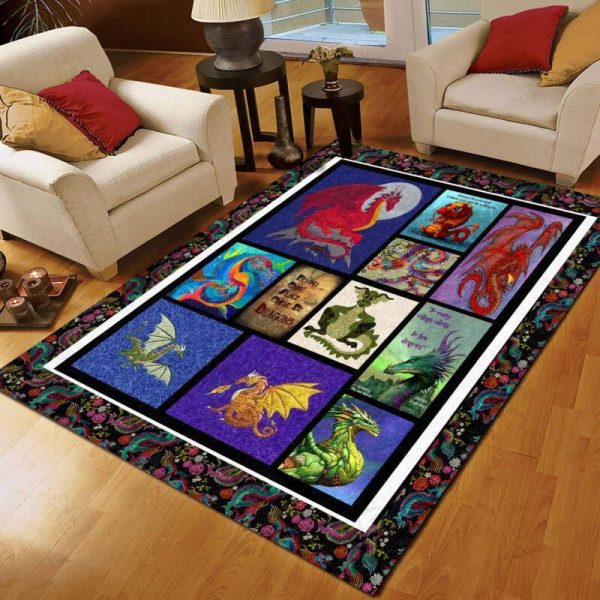 Dragon 6 Rectangle Rug Decor Area Rugs For Living Room Bedroom Kitchen Rugs Home Carpet Flooring Rs012652 Print